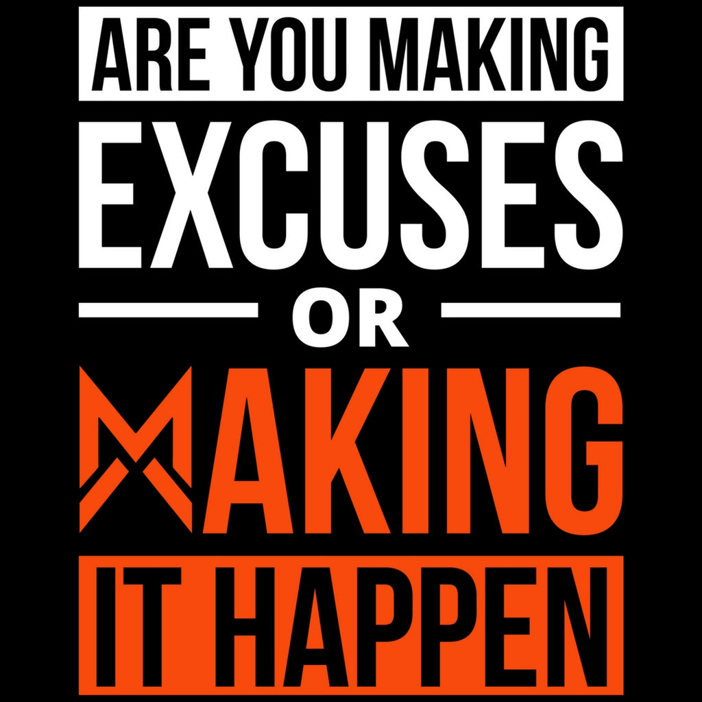 'Zero Excuses' Wristbands